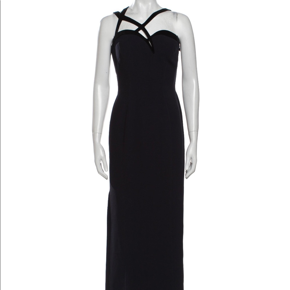 Vintage Thierry Mugler Abstract Neckline Dress